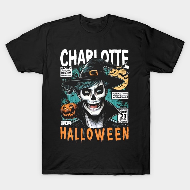 Charlotte Halloween T-Shirt by Americansports